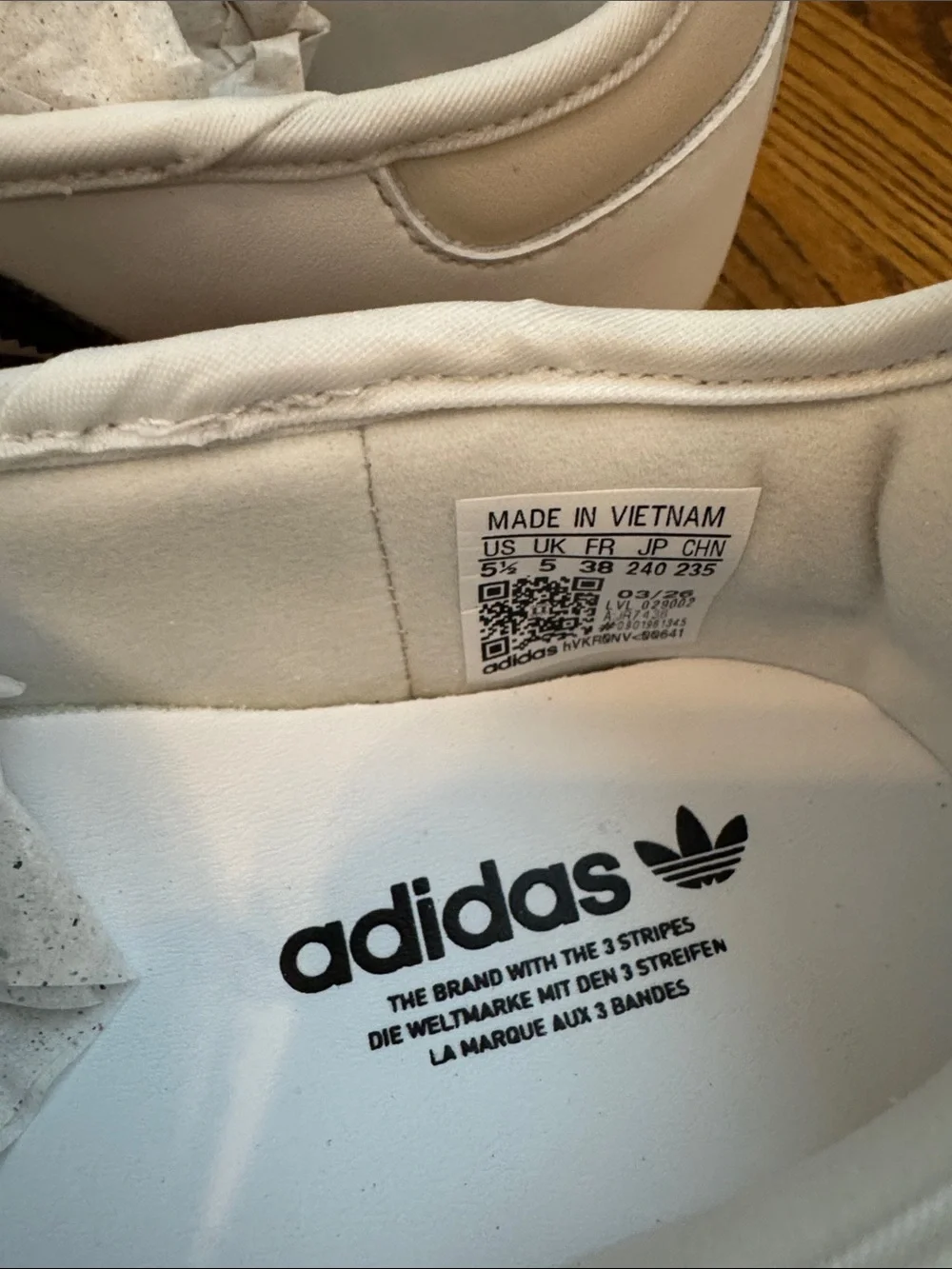 BRAND NEW UNWORN Adidas Women’s Samba Jane 3 White Black Velcro Sneakers